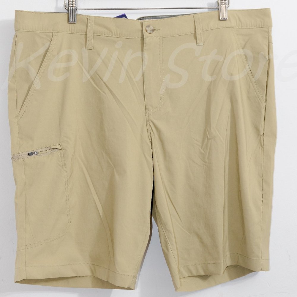 Weatherproof Men's‎ The Trail Shorts Packable Hybrid Quick Dry Shorts TAN